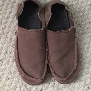 Men’s slip on crocs size 10